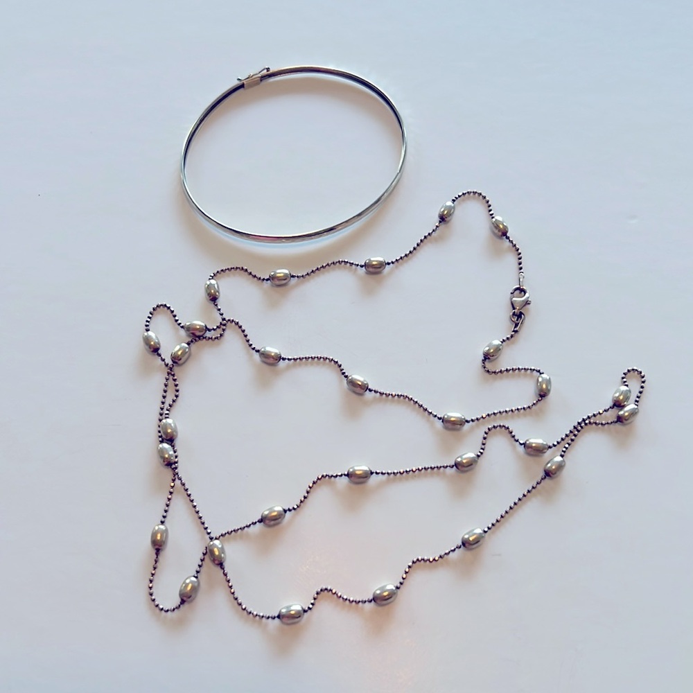Vintage sterling silver with gold plating